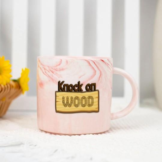 Discover kNOCK ON WOOD Marble Mugs