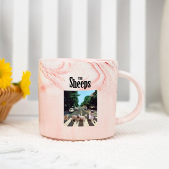Discover Abbey Road The sheeps Marble Mugs