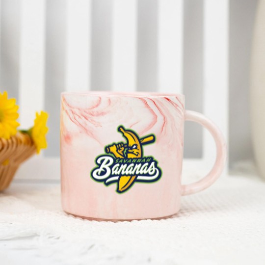Discover #Savannah #Bananas Baseball Men Women Marble Mugs