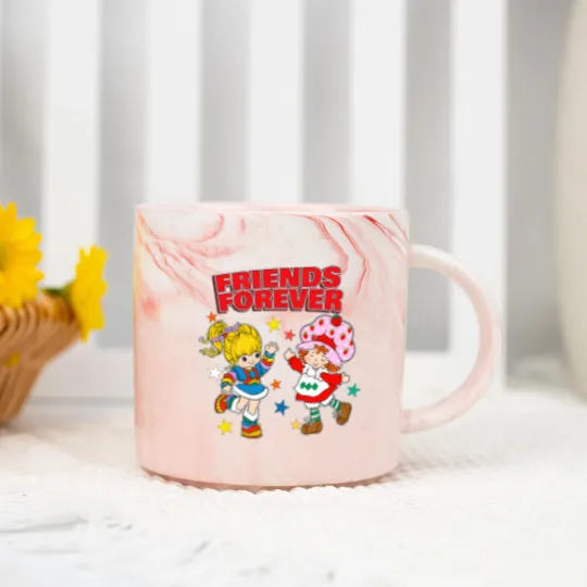 Discover Friends forever - Rainbow Brite - Marble Mugs