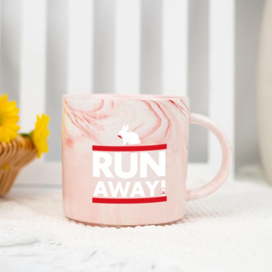 Discover Run Away! Marble Mugs, Monty Python, Spamalot Marble Mugs