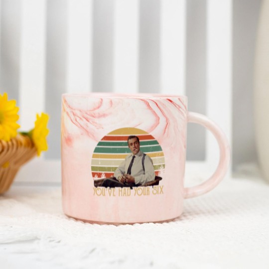 Discover You've Had Your Six Vintage Marble Mugs Marble Mugs Dr No, James Bond Marble Mugs For Fans