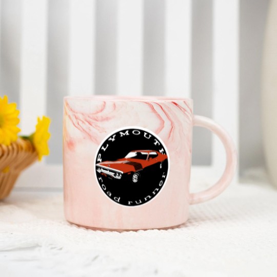 Discover 1972 Plymouth Road Runner Hardtop Marble Mugs