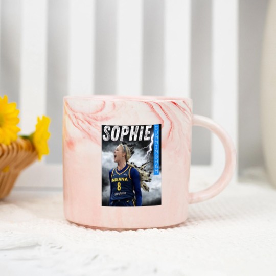 Discover Sophie Cunningham Graphic Marble Mugs, Basketball Fan Gifts