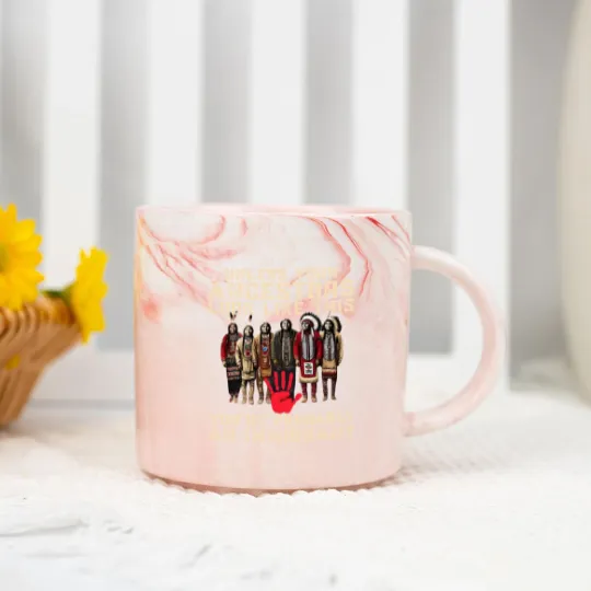 Discover Native American Marble Mugs Indigenous Marble Mugs Unless Your Ancestors Marble Mugs Ancestors Marble Mugs Native American Red Marble Mugs