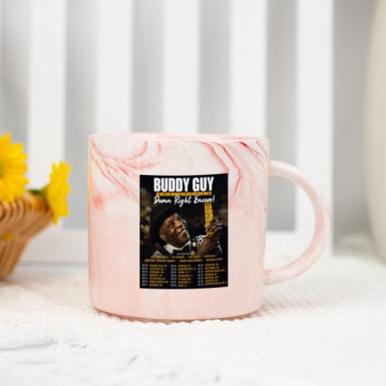 Discover Buddy Guy 2025 The Damn Right Encore Tour Dates Marble Mugs