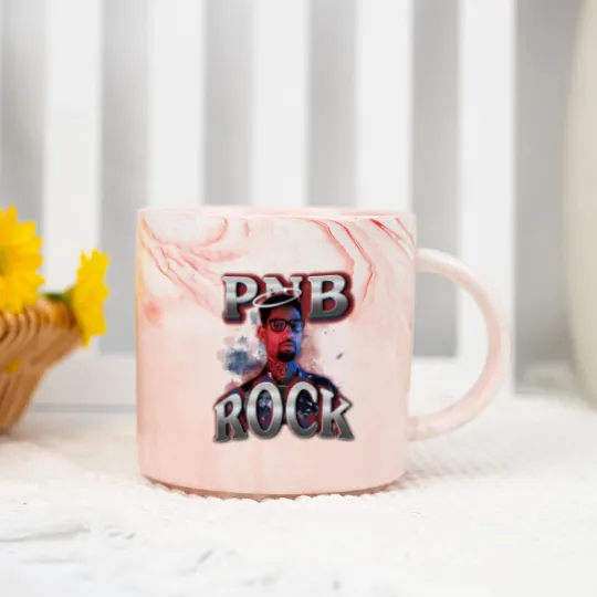 Discover PNB Rock Marble Mugs, PNB Rock Marble Mugs, Rapper Merch