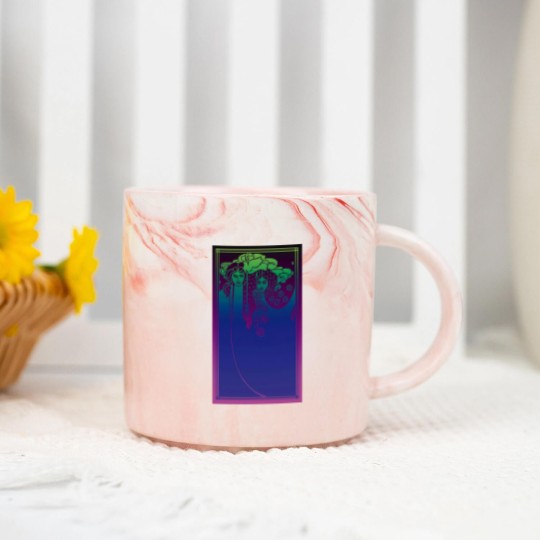 Discover Art Nouveau Ladies (blue on purple) - Art Nouveau - Marble Mugs