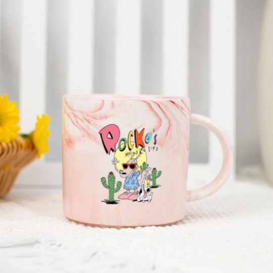Discover Nick 90s Rockos Modern Life Marble Mugs