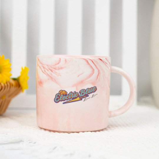 Discover Benson Boone Mr Electric Blue Marble Mugs, Gift for Fans