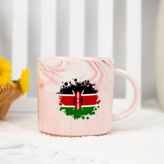 Discover Kenya Blot / Kenya Gift Africa Mombasa Marble Mugs