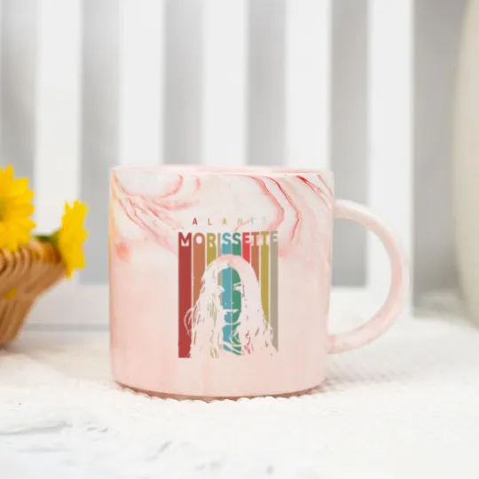 Discover 90S Vintage Alanis Morissette The Triple Moon Tour Marble Mugs