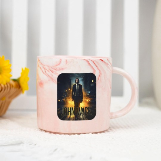 Discover Unisex John Wick Marble Mugs of a Marble Mugs Classic Marble Mugs