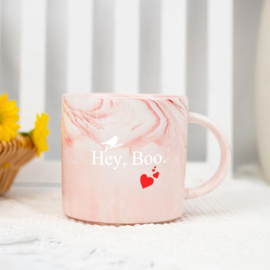 Discover Hey Boo Marble Mugs