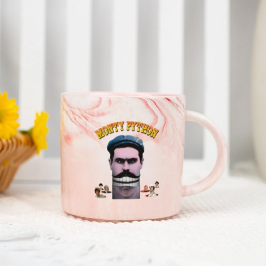 Discover Vintage Marble Mugs Monty Python's Flying Circus V1 NATURAL
