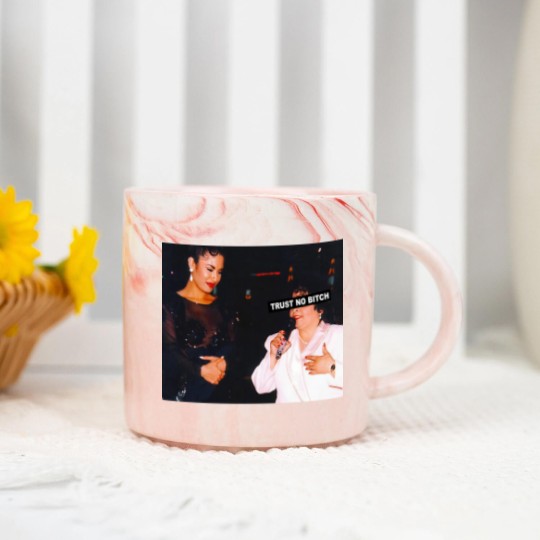 Discover Trust No Bitch - Selena Quintanilla Graphic Marble Mugs