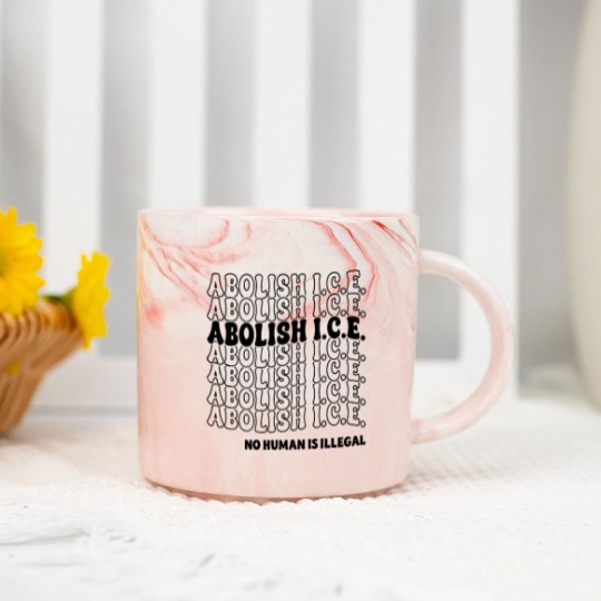 Discover Abolish ICE Marble Mugs