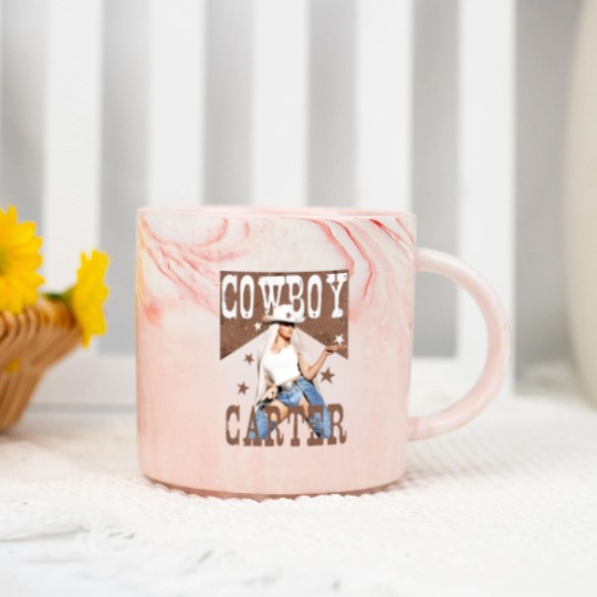 Discover Beyoncé Cowboy Carter Tour Marble Mugs, Beyonce Cowboy Carter Song Concert Marble Mugs
