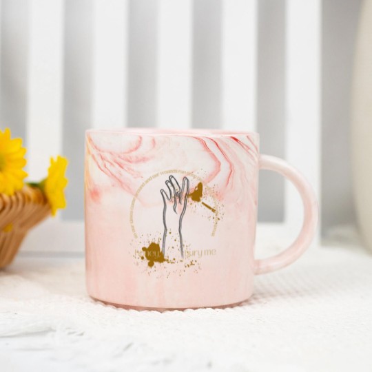 Discover Bury Me Noah KahanBury Me Noah Kahann Marble Mugs