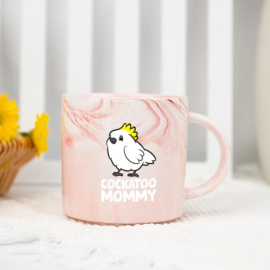 Discover Cockatoo Mommy Funny Cockatoo Marble Mugs