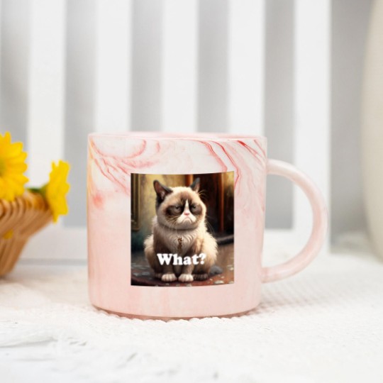 Discover Grumpy Cat Marble Mugs