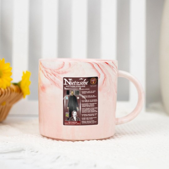 Discover Nietzsche Action Figure Marble Mugs