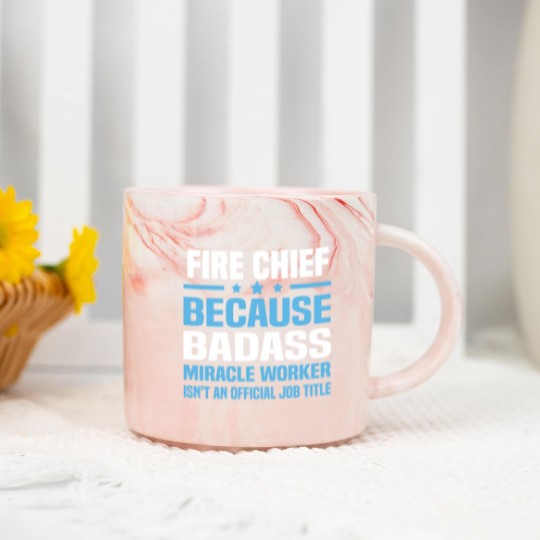 Discover Fire Chief Marble Mugs