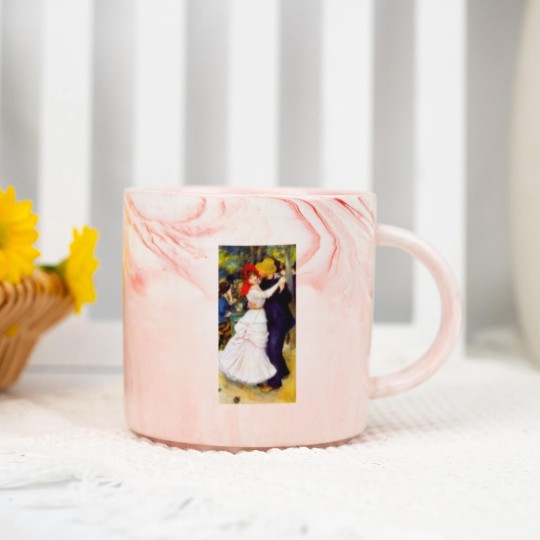 Discover Auguste Renoir - Dance At Bougival Marble Mugs