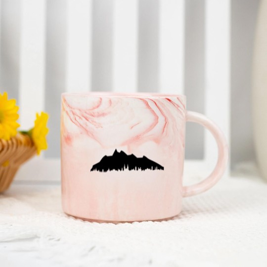 Discover Pilatus Lucerne skyline Marble Mugs