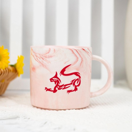 Discover Dragon Cat Marble Mugs