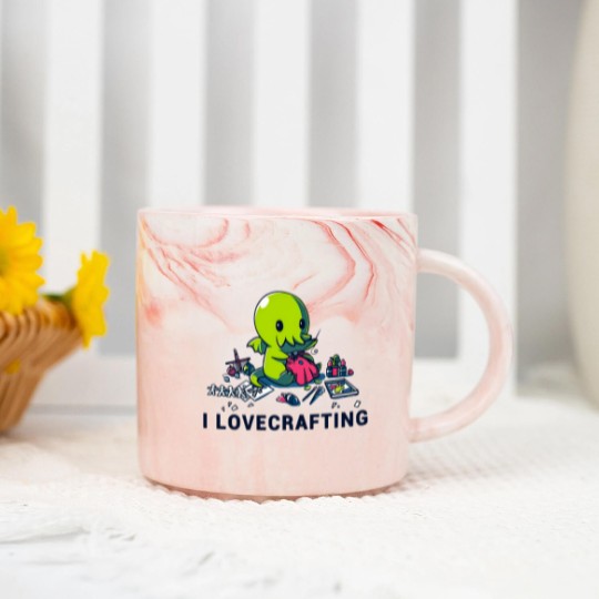 Discover I Lovecrafting Marble Mugs