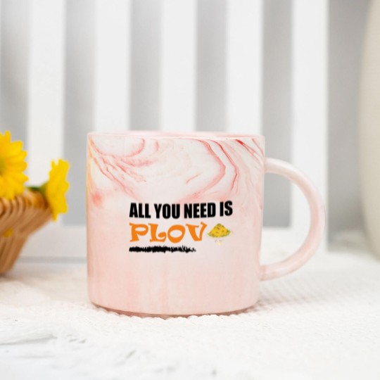 Discover All you need is Plov! Uzbek, Azerbaijan Food Marble Mugs