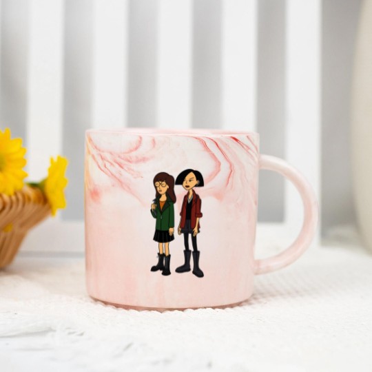 Discover Daria and Jane Marble Mugs