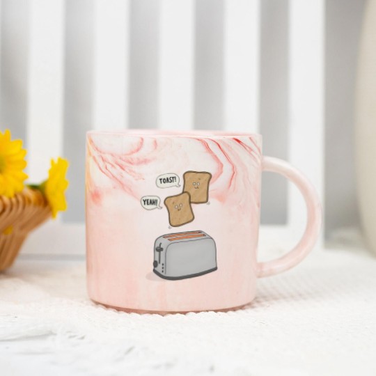 Discover Toast Yeah Marble Mugs