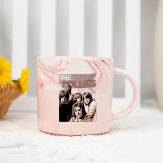 Discover The Hollies  Band Brown Vintage Marble Mugs