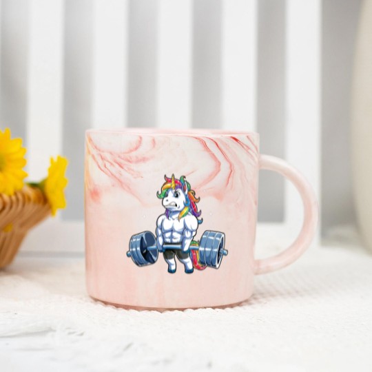 Discover Unicorn Weightlifting Marble Mugs, Unicorn Marble Mugs, Unicorn Gifts, Gym Marble Mugs, Workout Marble Mugs