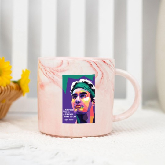 Discover Roger federer motivation - Roger Federer - Marble Mugs