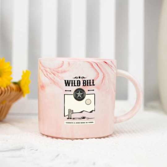 Discover Vintage Wild West Bill Poster Marble Mugs