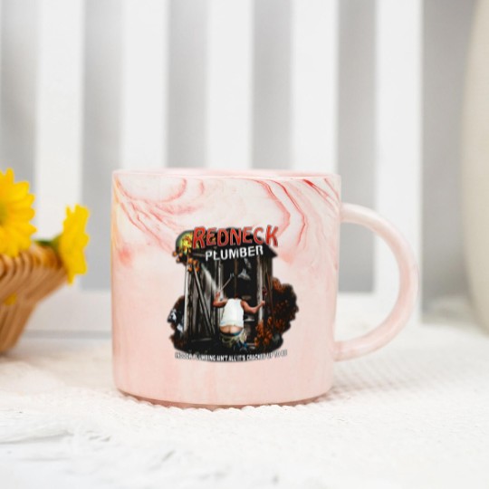 Discover Redneck Plumber Marble Mugs