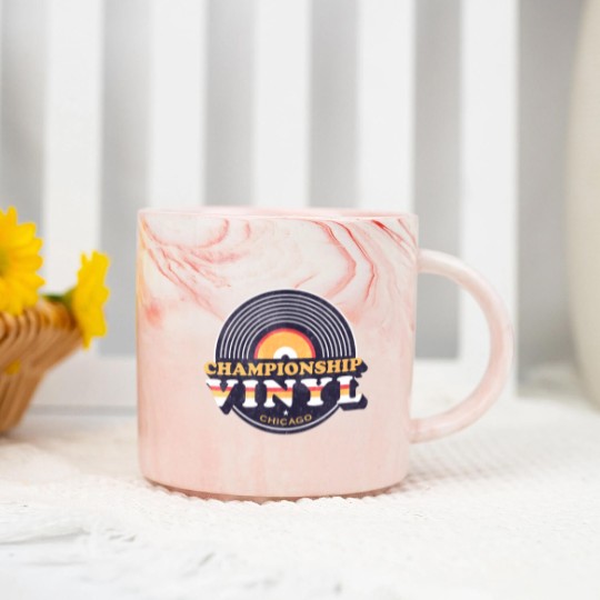 Discover Championship Vinyl Marble Mugs