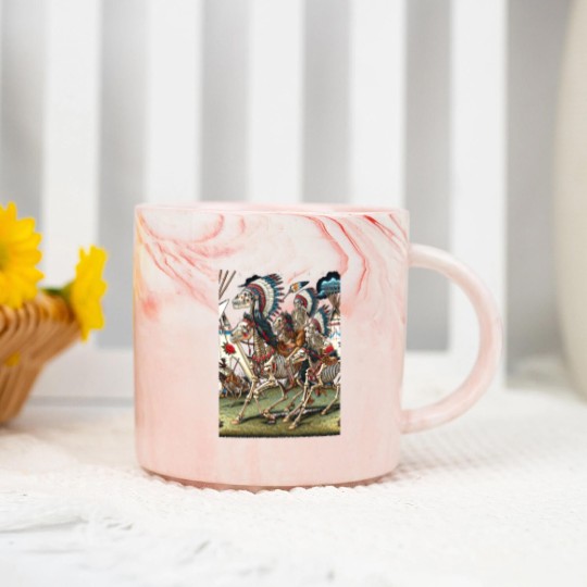 Discover Native American Dead Indian Warriors Marble Mugs