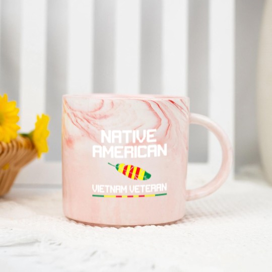 Discover Native American Vietnam Veteran Marble Mugs