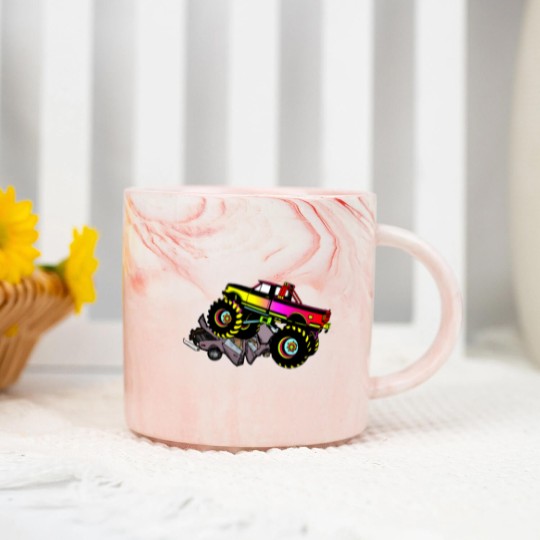 Discover Monster Truck Marble Mugs