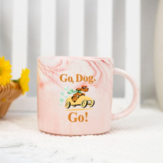 Discover go dog go Marble Mugs