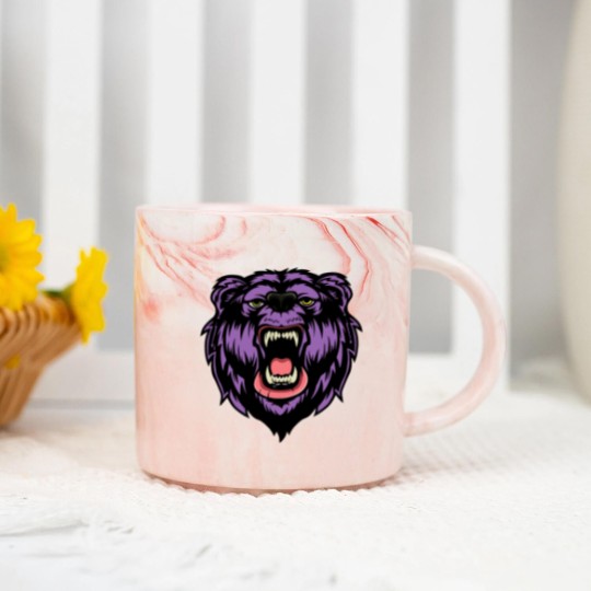 Discover Angry Bear Aggressive Marble Mugs