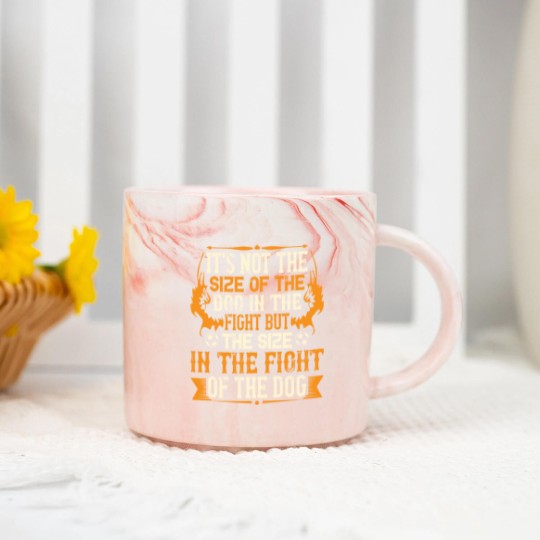 Discover It's not the size of the dog in the fight but the Marble Mugs