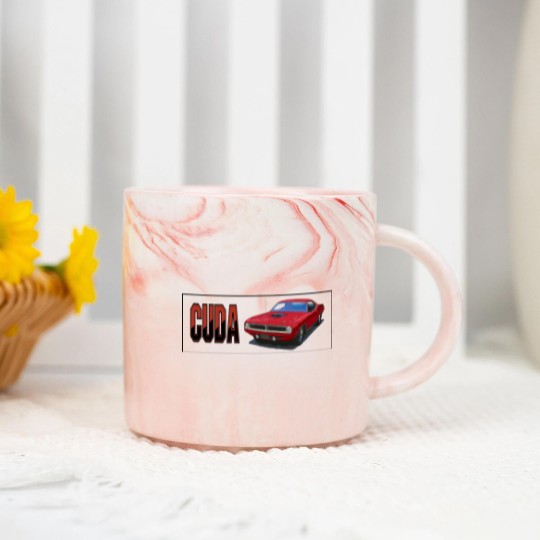 Discover 1970 Cuda Coupe Marble Mugs