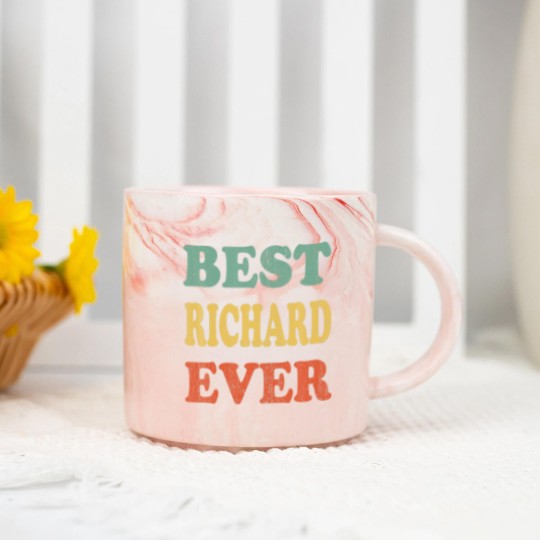 Discover Best Richard Ever Funny Personalized First Marble Mugs