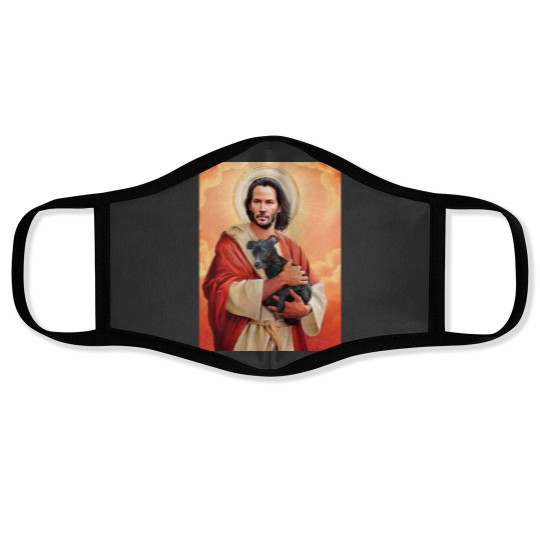 Discover Keanu Reeves, Lord & Saviour Face Masks
