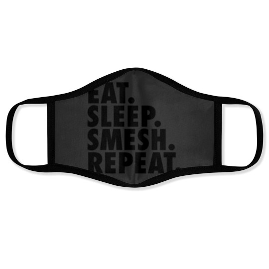 Discover Eat Sleep Smesh Repeat 2 Face Masks